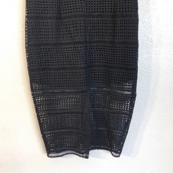 Dance & Marvel Black Lace Short Sleeve Dress - Picture 10 of 15